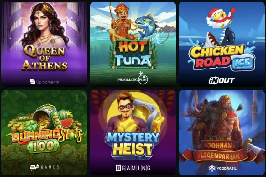 Gokkasten selecteren bij Luckygem Casino